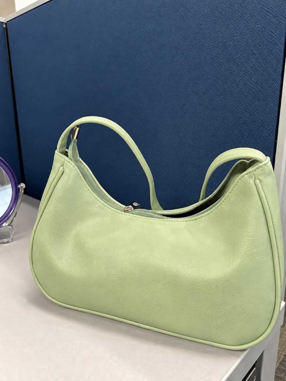 Hobo Sling Tote Handbag Retro Clutch Purse with Zipper Closure